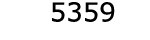 5359