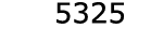  5325