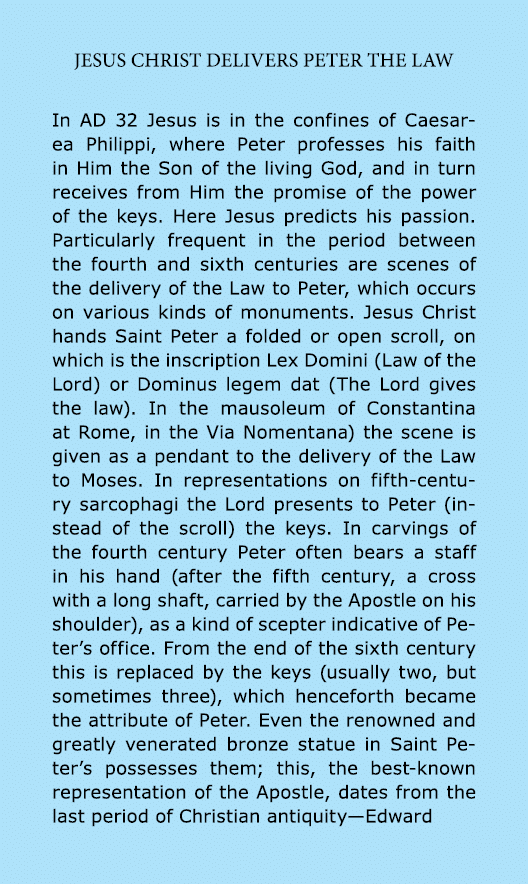 ﻿Jesus Christ delivers peter the law In AD 32 ﻿Jesus is in the confines of ﻿Caesarea Philippi, where ﻿Peter professe...
