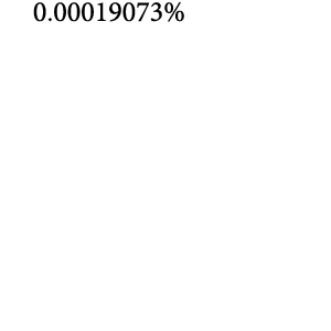  0.00019073%