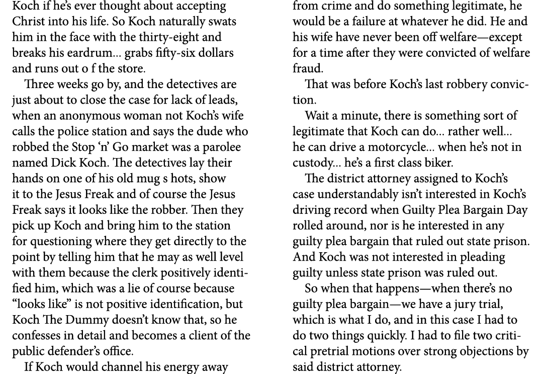 Koch if he’s ever thought about accepting Christ into his life. So Koch naturally swats him in the face with the thir...