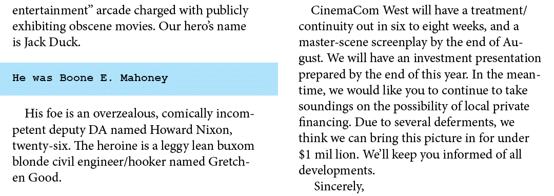 entertainment” arcade charged with publicly exhibiting obscene movies. Our hero’s name is Jack Duck. He was ﻿Boone E....