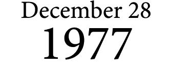 December 28 1977