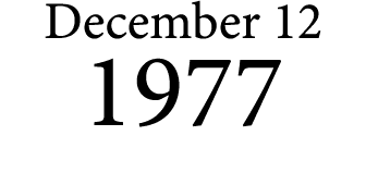 December 12 1977