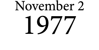 November 2 1977