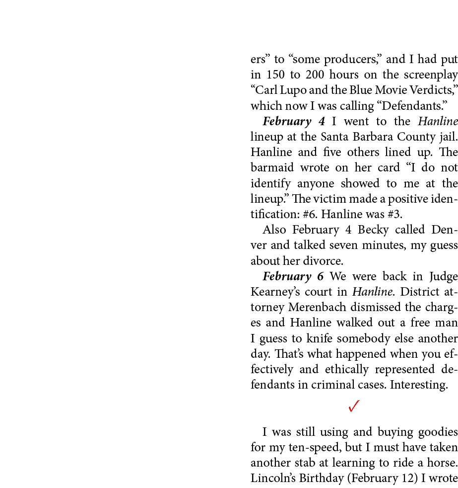 ers” to “some producers,” and I had put in 150 to 200 hours on the screenplay “﻿﻿﻿Carl Lupo and the Blue Movie Verdic...