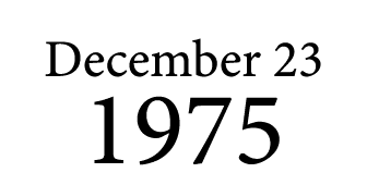 December 23 1975