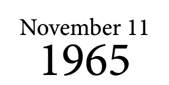 November 11 1965