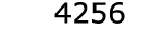  4256