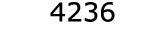  4236