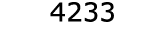  4233