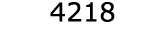  4218