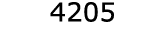  4205