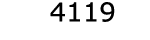  4119
