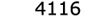 4116