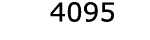  4095