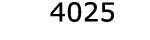  4025