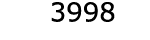  3998