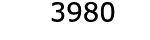  3980