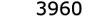  3960