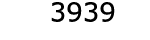  3939