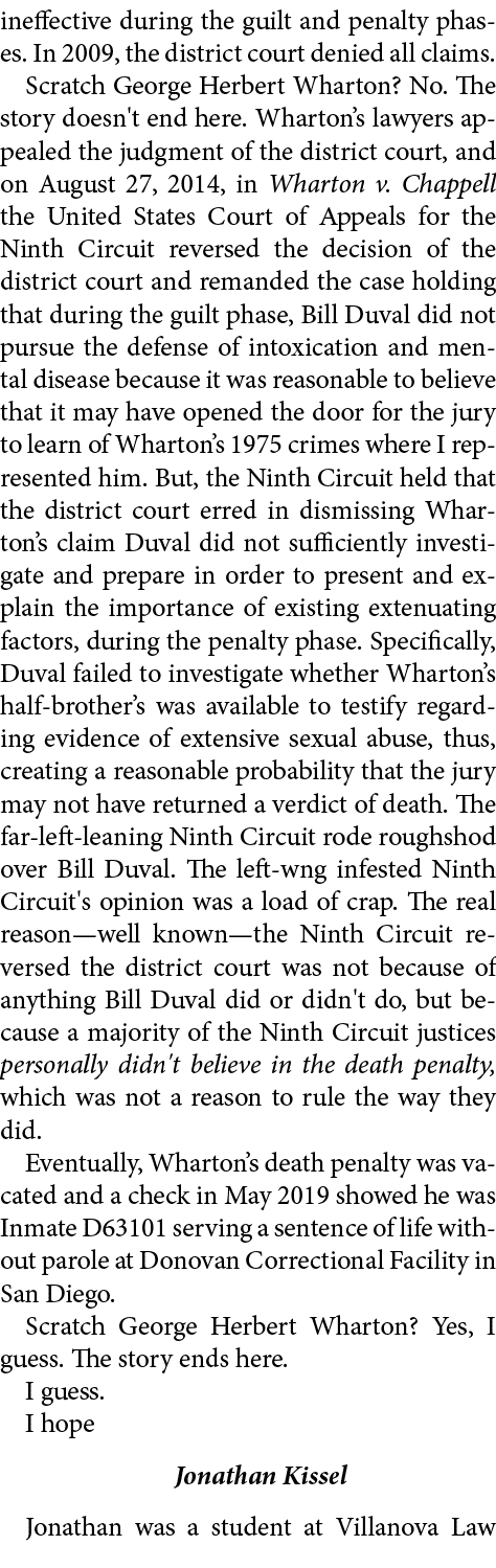 ineffective during the guilt and penalty phases. In 2009, the district court denied all claims. Scratch ﻿George Herbe...