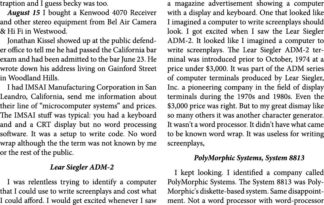 traption and I guess becky was too. August 15 I bought a ﻿Kenwood 4070 Receiver and other stereo equipment from ﻿Bel ...
