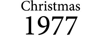 Christmas 1977