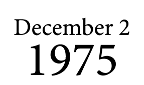December 2 1975