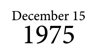 December 15 1975