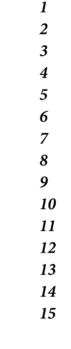 1 2 3 4 5 6 7 8 9 10 11 12 13 14 15 