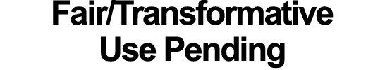 Fair/Transformative Use Pending