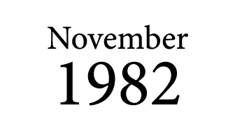 November 1982