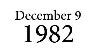December 9 1982