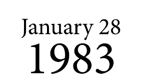 January 28 1983