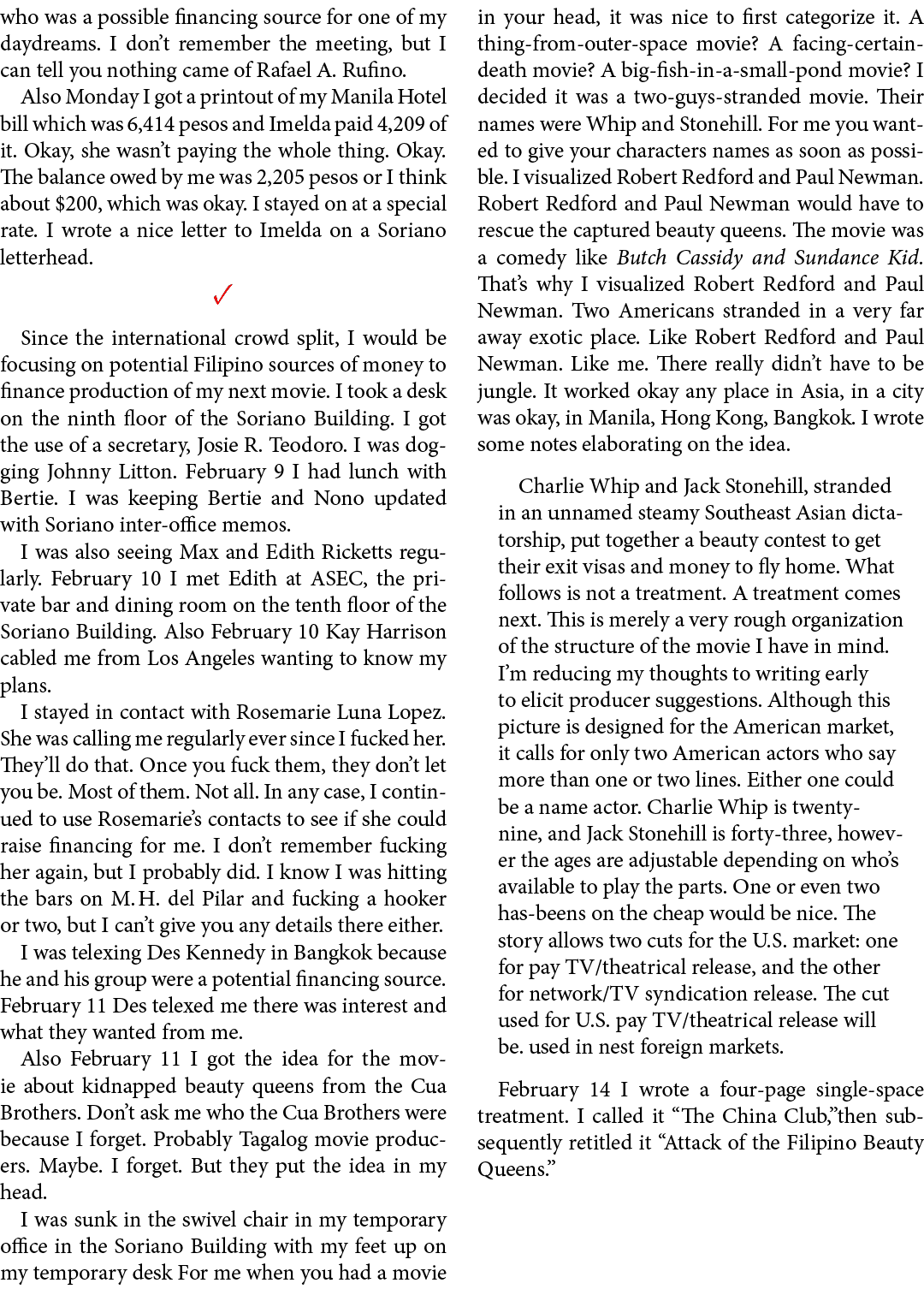 who was a possible financing source for one of my daydreams. I don’t remember the meeting, but I can tell you nothing...