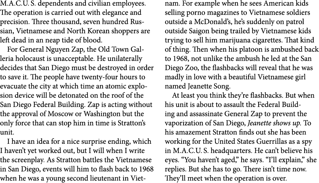 M.A.C.U. S. dependents and civilian employees. The operation is carried out with elegance and precision. Three thousa...