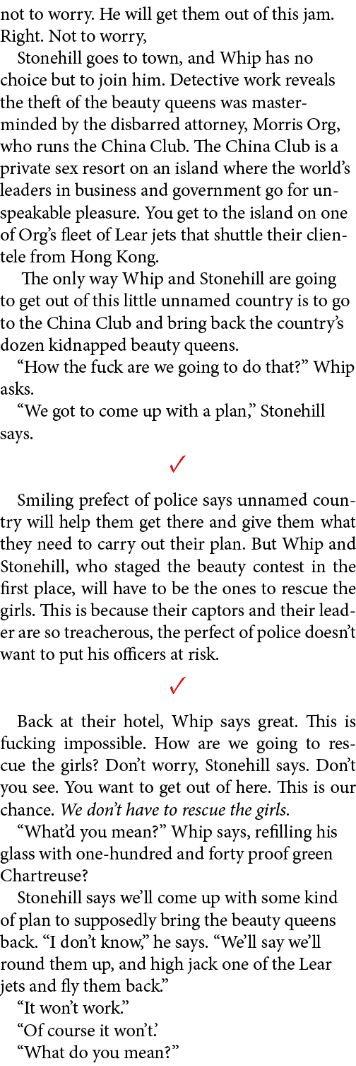 not to worry. He will get them out of this jam. Right. Not to worry, Stonehill goes to town, and Whip has no choice b...