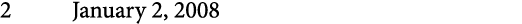 2 January 2, 2008