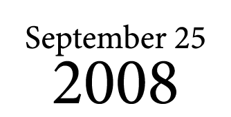 September 25 2008