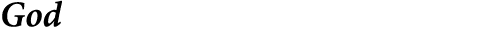 God