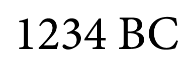 1234 BC