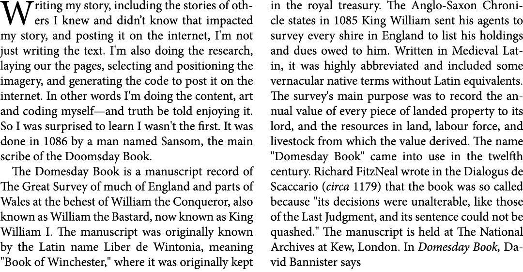 Writing my story, including the stories of others I knew and didn’t know that impacted my story, and posting it on th...