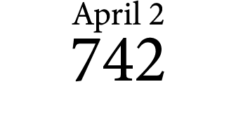 April 2 742
