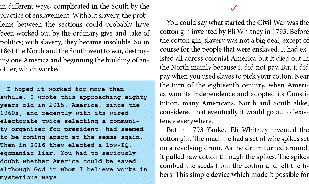 in different ways, complicated in the South by the practice of enslavement. Without ﻿slavery, the problems between th...