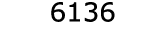  6136