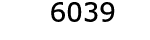  6039