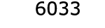  6033
