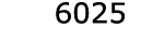  6025
