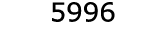  5996